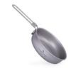 Boundless Voyage Titanium Frying Folding for and Outdoor Mini Frying Pan Pan/Skillet, 12.8 Oz, Open-Food, Ultra-Lightweight, Rust-Resistant, Handle,