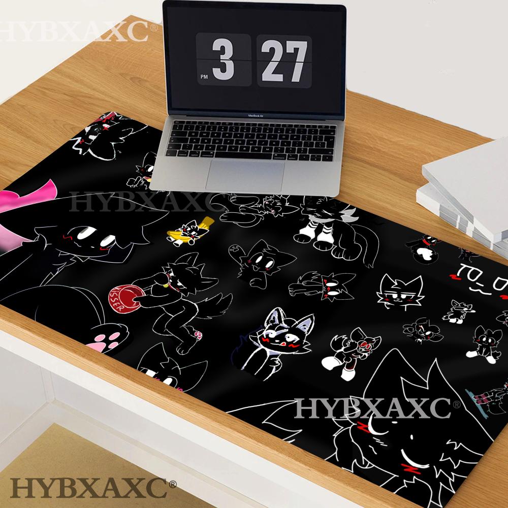 HYBXAXC Boykisser Silly Cat Cute Mouse Pad Nonslip Desk Mat PC Laptop Accessories Office Keyboard Large Gamers Decoracion