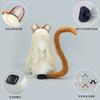 Handmade Simulated Hamster Ear Headband Cos Beast Ear Tail Set Lolita Kc Plush Cute Hamster Headdress