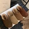 Fluffy Winter Slippers for Women Furry Fuzzy Home Shoes Faux Fur House Plush Slippers Indoor Warm Comfy Mute Flats Slide