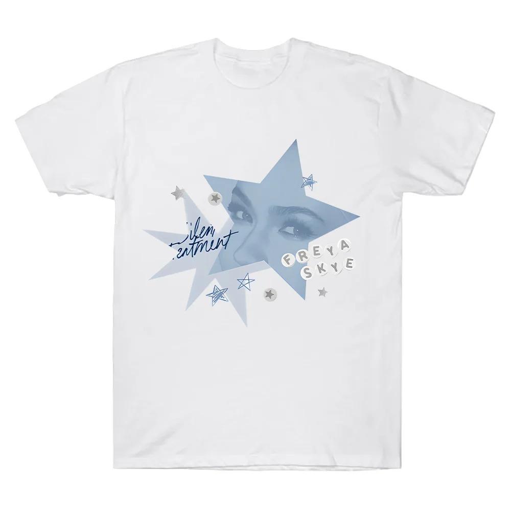 Freya Skye Silent Therapy Singer Graphic Tee Unisex Y2K Oversized Casual 100 Cotton Harajuku Street Hip Hop TShirt