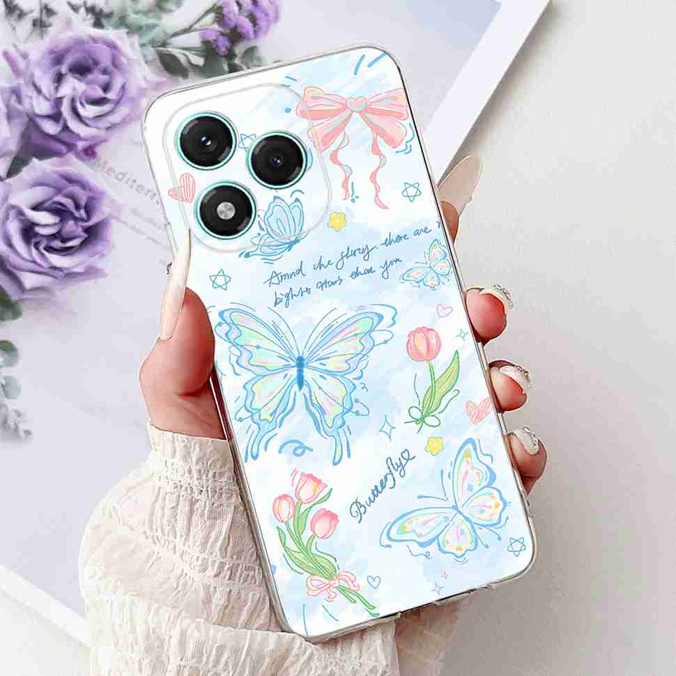 For Honor 400 Lite Casing ABR-NX1 Animal Butterfly Cover Soft Silicone Case For Honor 400 Honor400 Lite Protectors Phone Shell