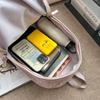 Школьный рюкзак большой вместимости Женский однотонный рюкзак Легкий рюкзак для путешествий
