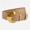 Женский простой плетеный декоративный ремень Ретро Высокий класс Богемная мода Универсальные аксессуары для юбки Ремень Женский