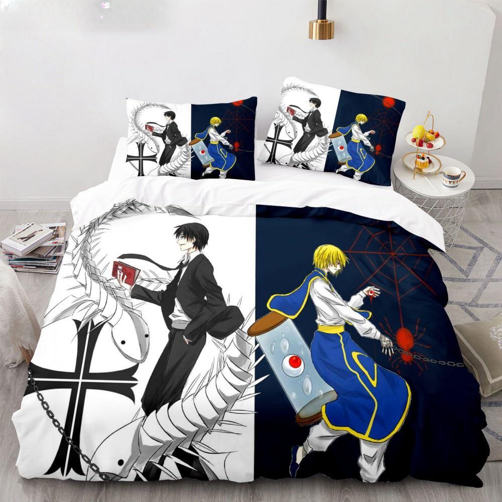 Новая коллекция постельного белья Аниме Hunter X Hunter Бискейт Крюгер Пододеяльник Роскошная детская коллекция постельного белья Размер Twin Queen King Спальня для мальчиков