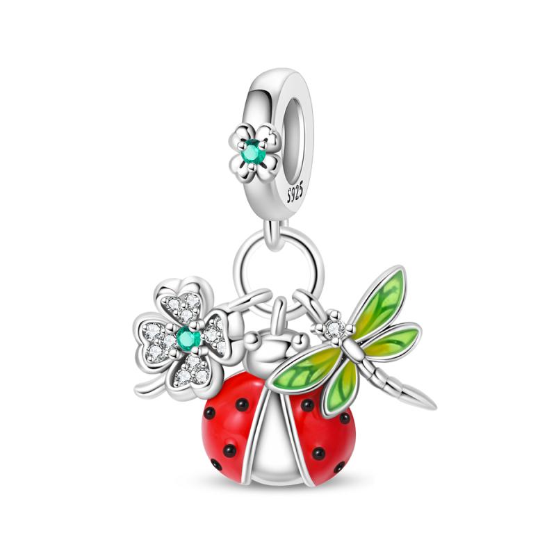 Exquisite 925 Silver Heart Love Charms Beads Fit Exquisite Bracelet Necklace Diy Charms Women Man Jewelry Gift
