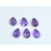 Кольцо с натуральным аметистом 7X10 мм, размер, кабошон-груша, рассыпной драгоценный камень, лот 6 шт., 13 карат, A-459