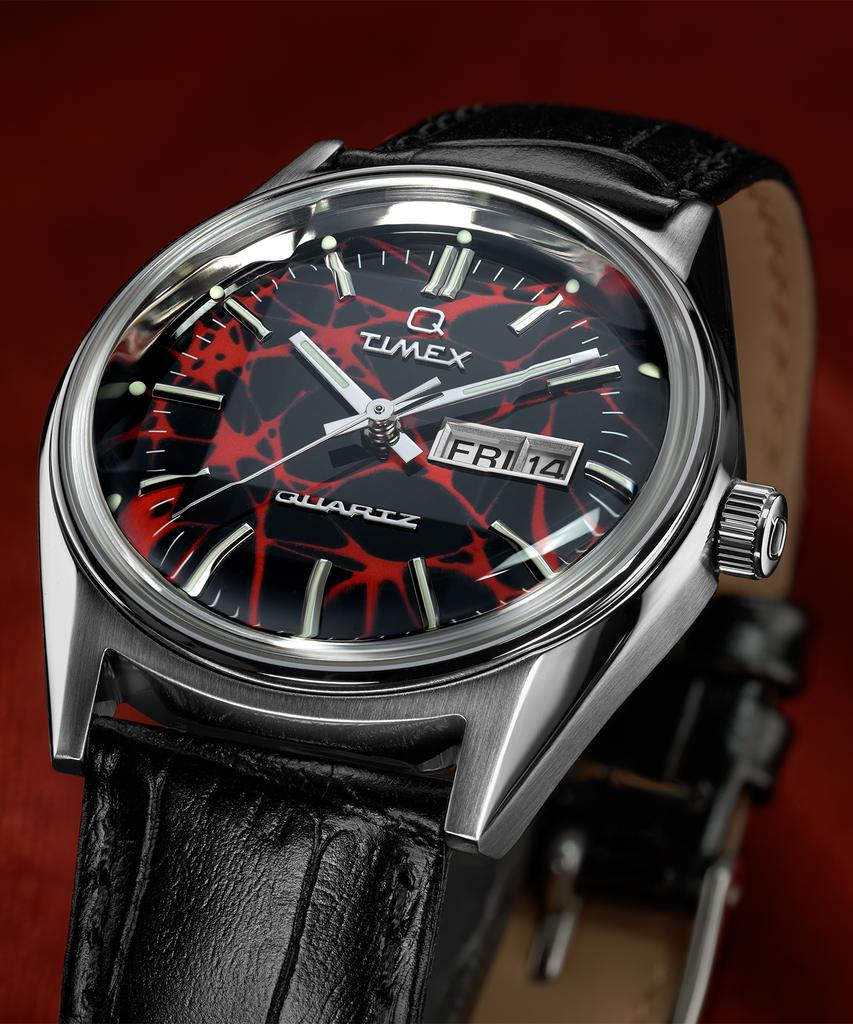 Taimaegseu Q Timex Red Vega Reissue Quartz Watch 38Mm
