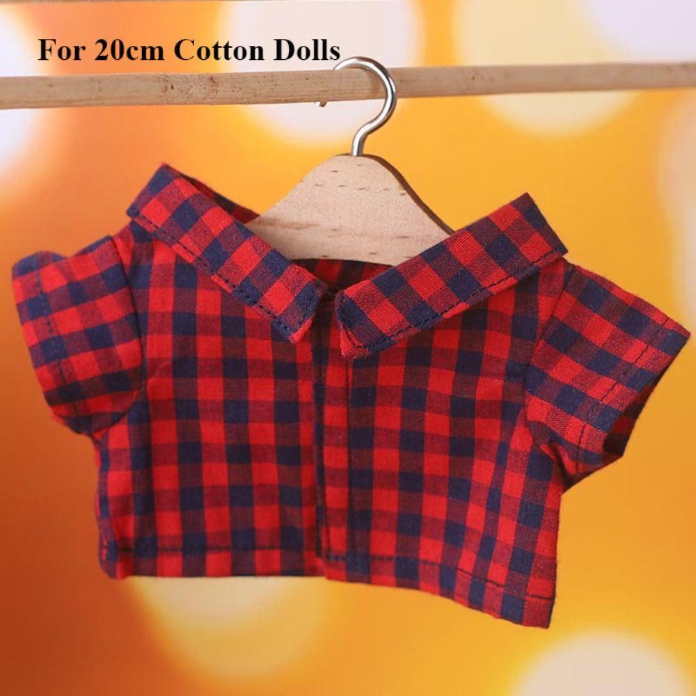 Multicolors Doll Clothes Toys Accessories Mini Clothes Doll T-shirt 15/20cm Cotton Stuffed Dolls