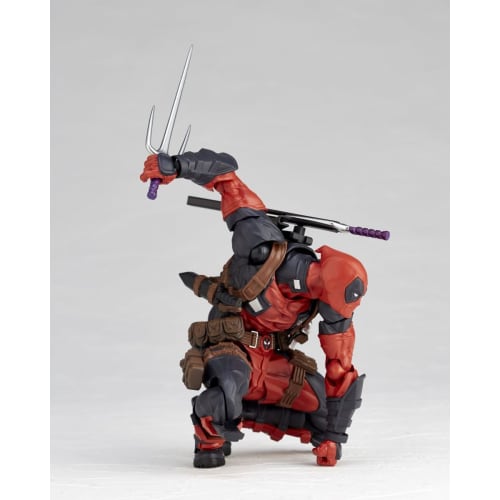 Kaiyodo Revoltech Amazing Yamaguchi Deadpool Ver. 2.5, Approximately 170mm Tall, Non-scale PVC & ABS Painted Action Figure