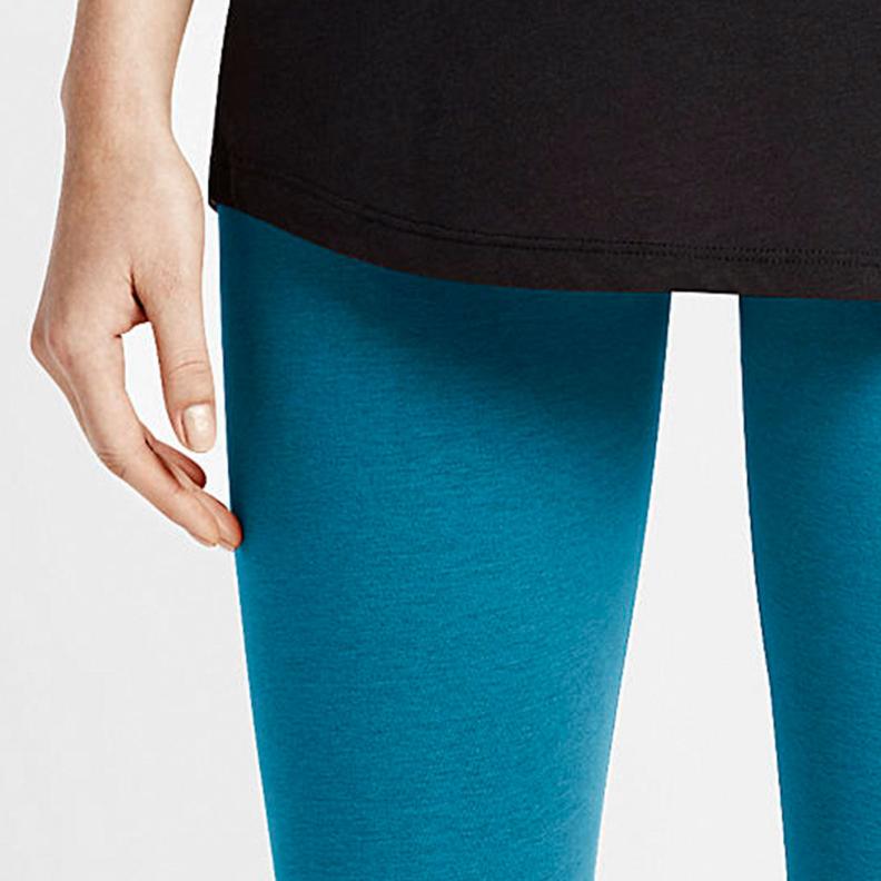 Nike Дышащие вязаные облегающие беговые брюки женские низ 615050-413