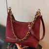 Retro Casual Underarm Dumpling Bag 2025 New Simple Shoulder Bag Chain High Value Women's Fashion Messenger Bag