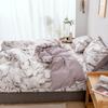 6 цветов, комплект пододеяльников с подушкой, пододеяльник с мраморным принтом, одинарный, двойной, полный комплект постельного белья размера «queen-size», на молнии