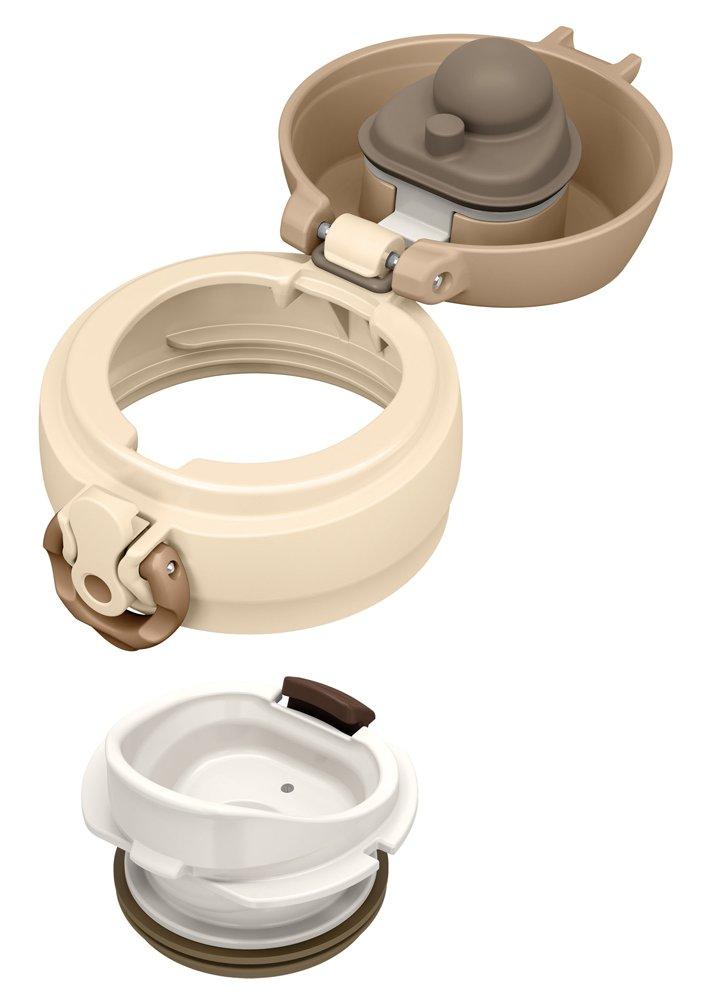 Термос Вакуумный Изолированный Портативный Кружка Кремовая CRG, 350 мл, Золотой, JNL-353