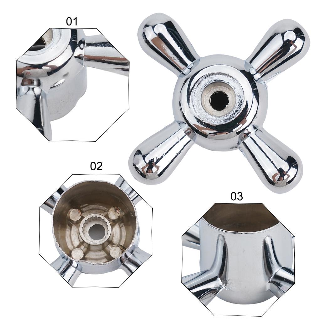 High Strength Alloy Handle Replacement for 8mm Faucet Valve Set of 2