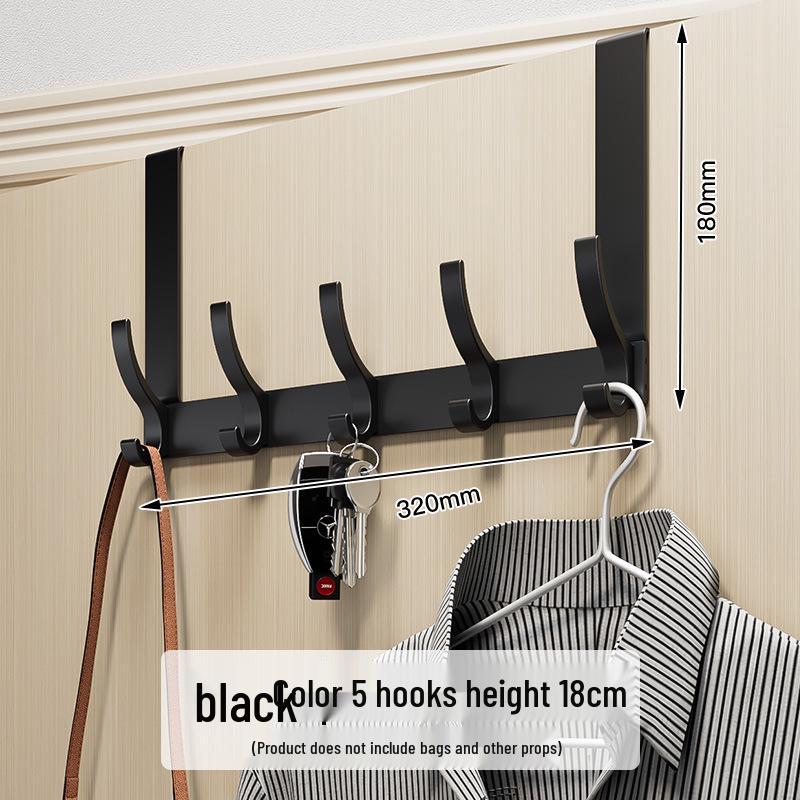 Over-the-Door No-Drill Coat Rack & Clothes Hook