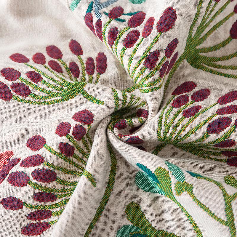 Хлопковое марлевое одеяло-покрывало Многоцелевое плед для дивана Летнее прохладное одеяло Чехол для дивана Офисное одеяло для дневного сна Увеличенное утолщенное марлевое одеяло