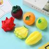 Kneading Vegetable Baby Bath Toys Sound Fruit Play Water Bath Toy  Children Adult