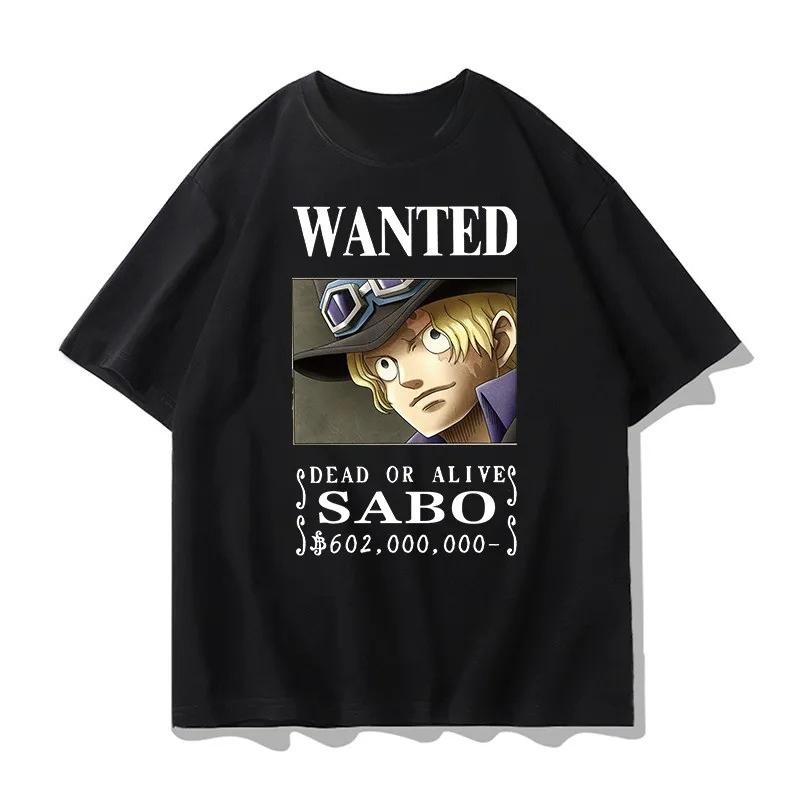 One Piece Printed TShirt Luffy ACE Anime Tee Unisexs 2026 Summer Fashion Oversize Street Casual Y2K Tops Streetwear Clothing