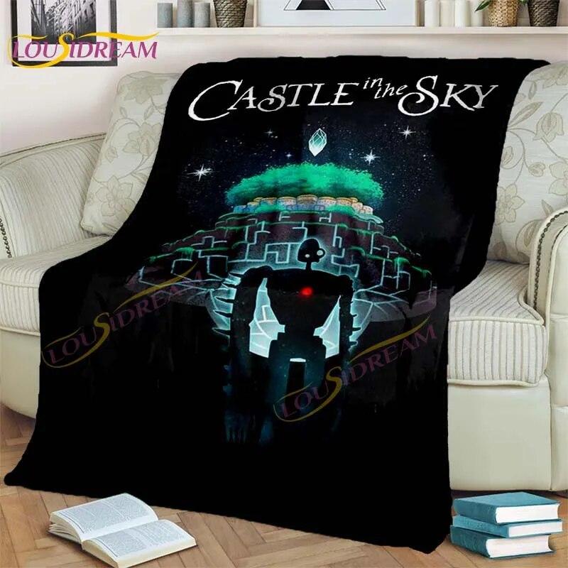 Одеяло в стиле аниме «Миядзаки», одеяло «Мой сосед Тоторо», одеяло «Унесенные призраками», фланелевое одеяло для спальни, гостиной, дивана