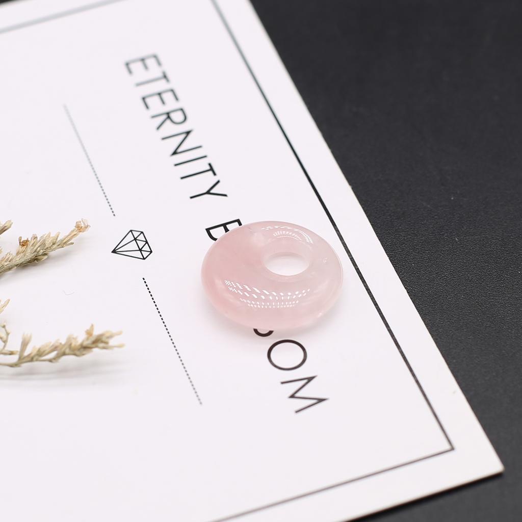 Бусины из натурального камня, круглые кристаллы с большим отверстием, розовый кварц, аметист, агат, зеленый авантюрин, бирюза, блестящие драгоценные камни, свободные бусины для изготовления ювелирных изделий, поделок своими руками