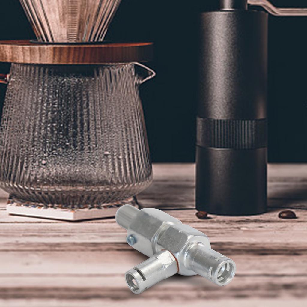 Steam Control Valves for Coffee Makers Space Saving Aluminum Alloy Adapter
