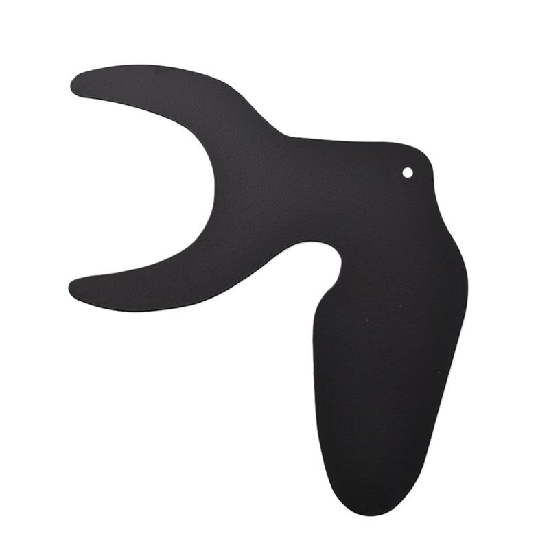 Стоматологический ортодонтический фон, фотоизображение, контрастная доска, пластина для полости рта и щеки со шкалой, автоклавируемая, черная