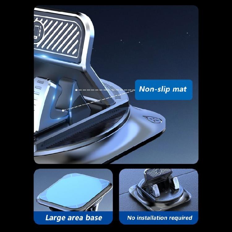 Держатель для мобильного телефона на приборную панель автомобиля Автомобильный держатель для телефона Вращающаяся на 360 градусов подставка Основа с сильной адсорбцией Противоскользящий