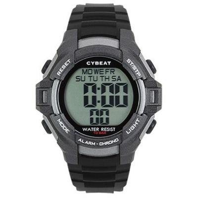 J-AXIS Мужская ACY13-BK (CYBEAT Цифровое Солнце Пламя) Круглые часы черные цифровые