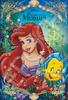 Epoch 70 Piece Jigsaw Puzzle Disney Book Theme/ Ariel (10 X 14.7cm) 70-101 with Glue and Spatula with Decoration Parts EPOCH