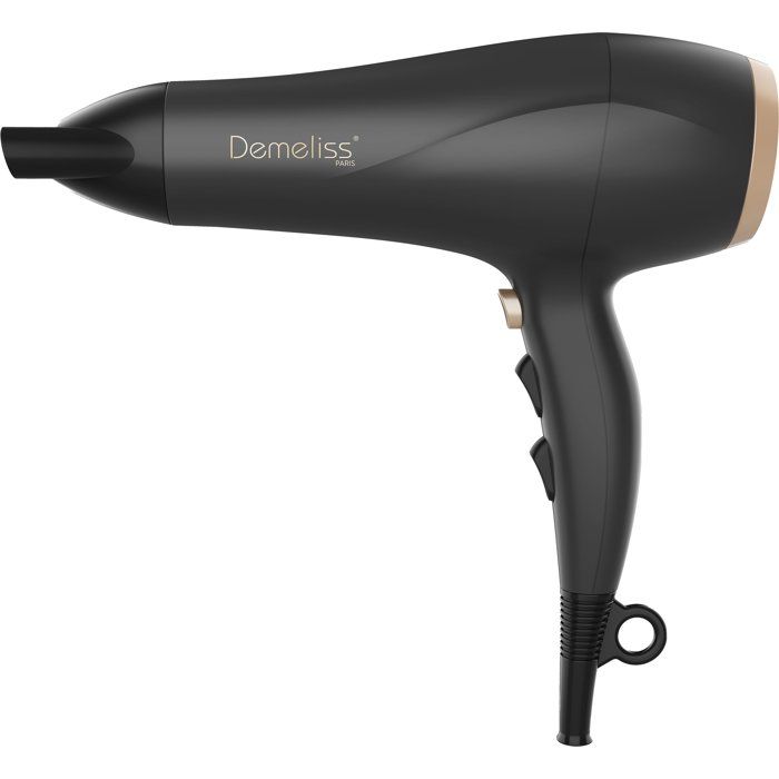 Seche-cheveux - SAINT ALGUE - Demeliss Ultra Series - Diffuseur - 3 températures - 2200 W - Noir