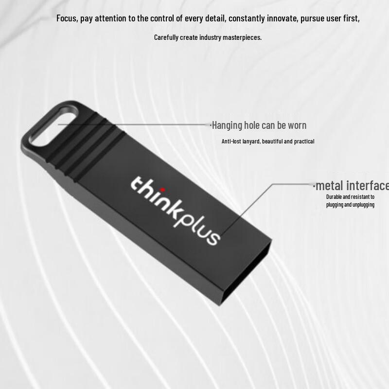 Lenovo Металлическая флешка USB 2.0 Thinkplus MU221