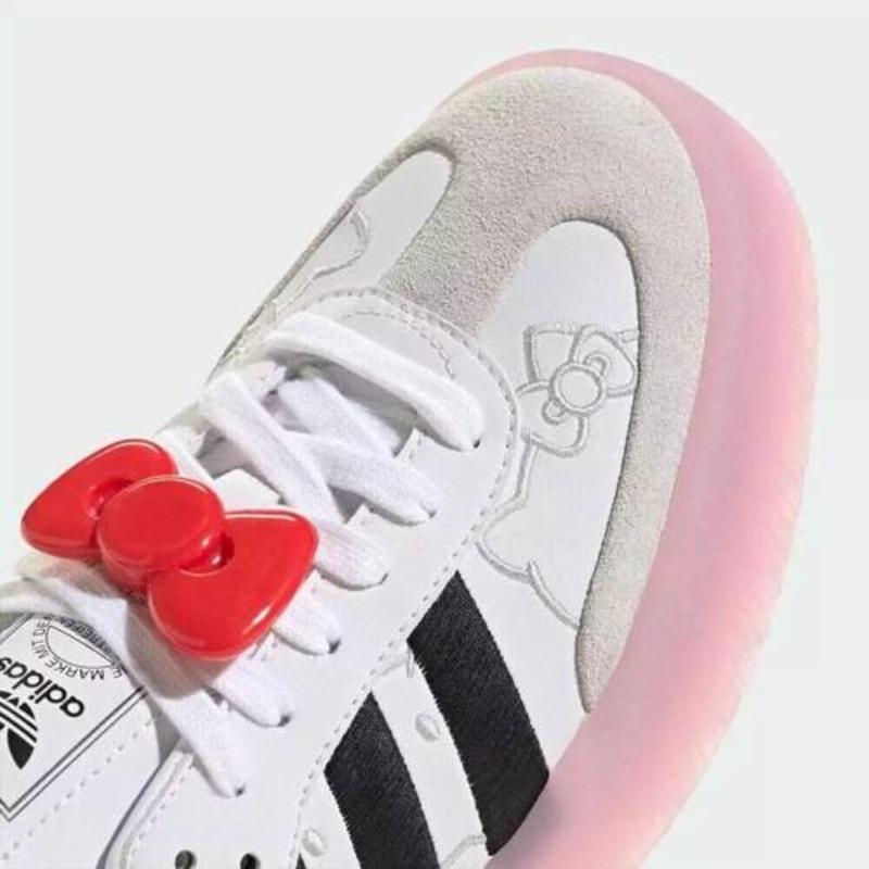 adidas Hello Kitty x Sambae Белый Черный Прозрачный Розовый W - IG4450