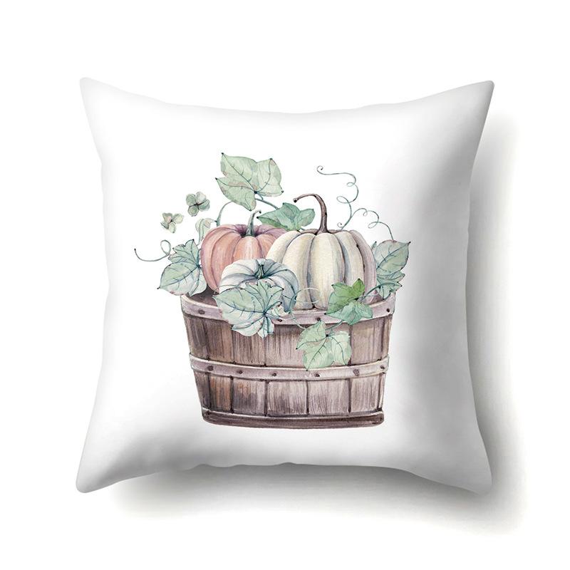 Наволочка на День благодарения Благословение Кленовый лист Тыква Наволочка на диванную подушку Офис Дом Гостиная Наволочка