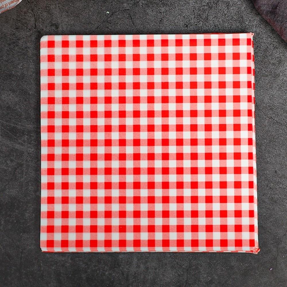 100pcs Multicolor Greaseproof Baking Paper Pre-Cut Sheets Meal Wrapping Paper Backyard BBQ