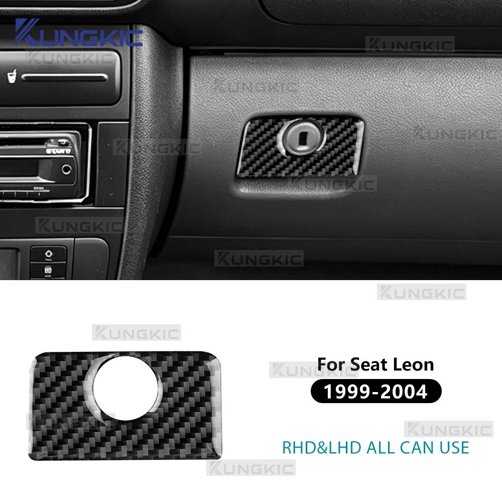 Carbon Fiber Style Interior Sticker for Seat Leon MK1 1M 1999 2000 2001 2002 2003 2004 Interior Panel