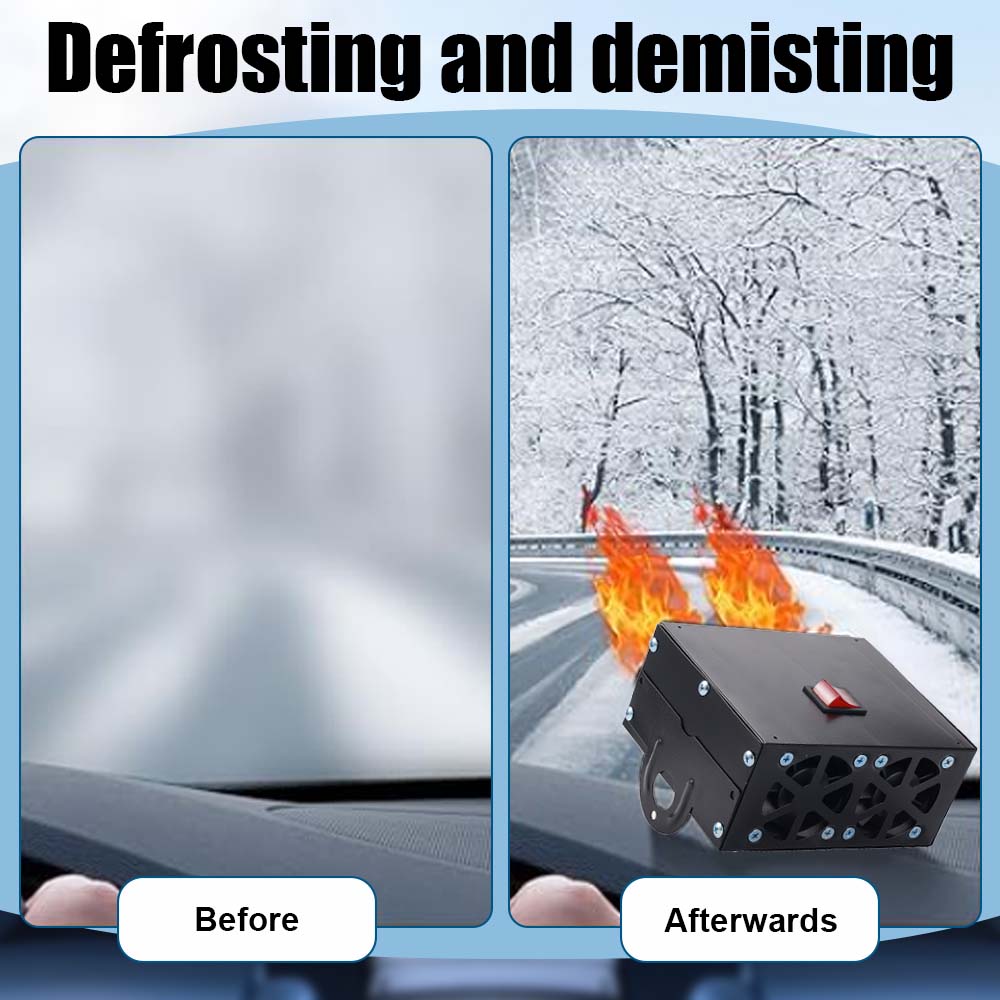 Автомобильный обогреватель 12 В 500 Вт, обогрев автомобиля, вспомогательный портативный автомобильный обогреватель, компактный размораживатель, осушитель, обогреватель воздуха для автомобиля, фургона