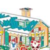 DIY Decoration, Christmas Crafts, Indoor And Outdoor 3D Puzzle for Kids, Craft House