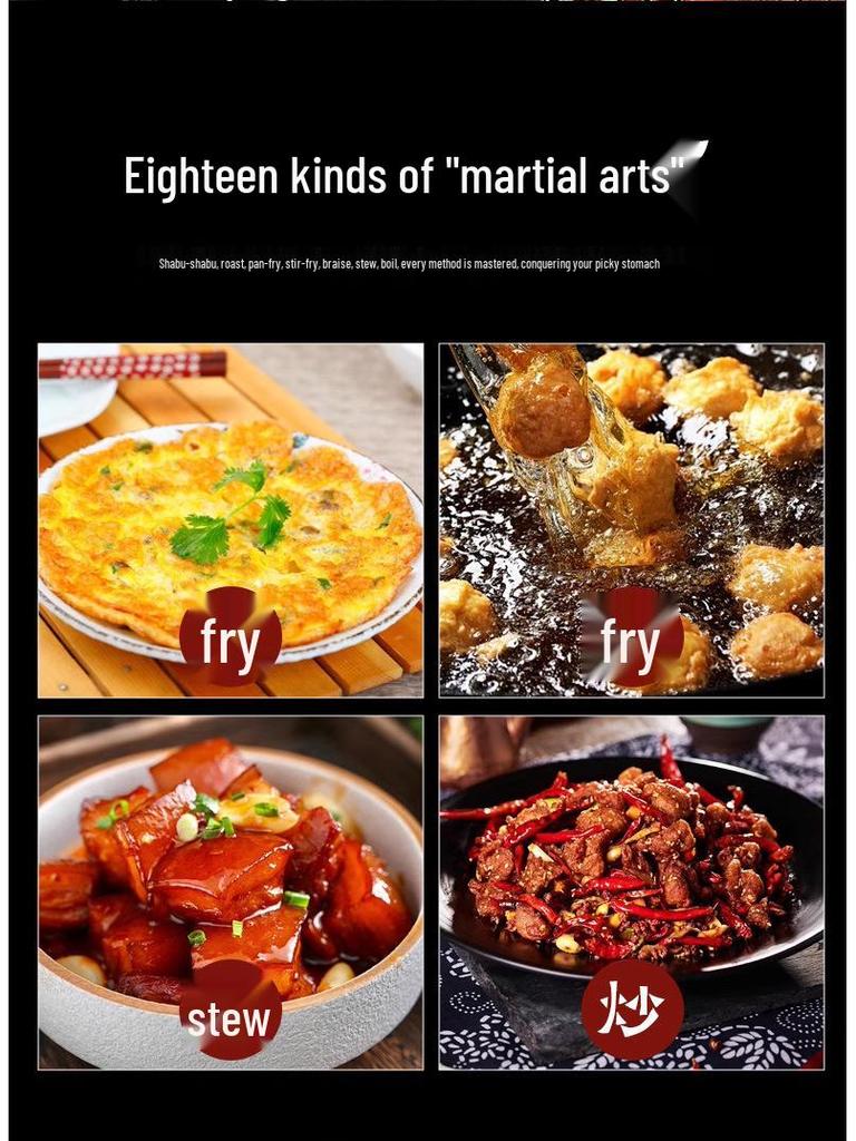 20cm Hand-Forged Hammered Wok – Uncoated Mini Pan