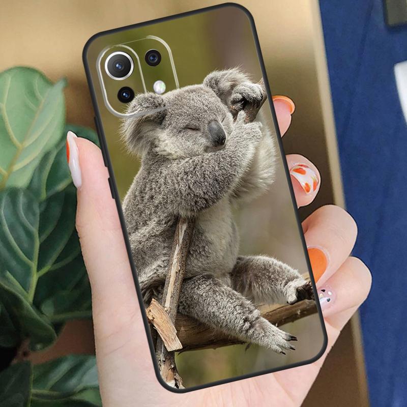 Чехол с коалой для Xiaomi 15 14 Ultra 13T 14T 15T Pro 17 Pro Max POCO X7 Pro X5 X6 F5 F6 F7 F8 Чехол