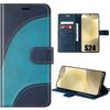 Case - E.F.CONNECTION - Samsung Galaxy S24 - Two-Tone Blue - Anti-Scratch - Shockproof