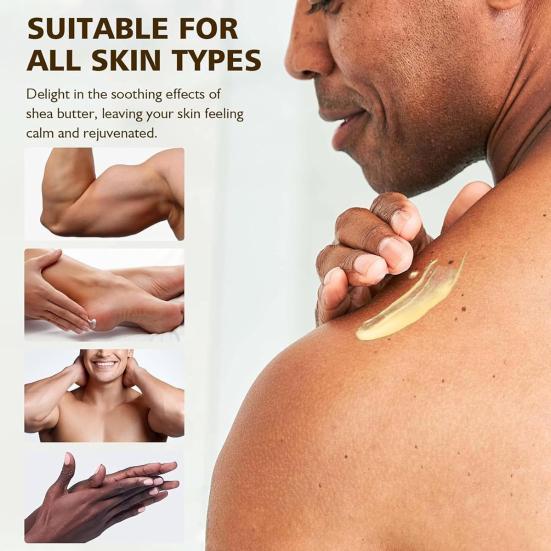 120 г Мужской увлажняющий крем Увлажняющий Разглаживающий Питательный Увлажняющий Стойкий Аромат Портативный Дорожный Уход за Кожей Масло для Тела