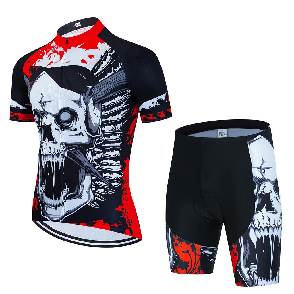 Spot Short-Sleeved Cycling Suit Men'S Team Version Road Bike Quick-Drying Breathable Cycling Shirt