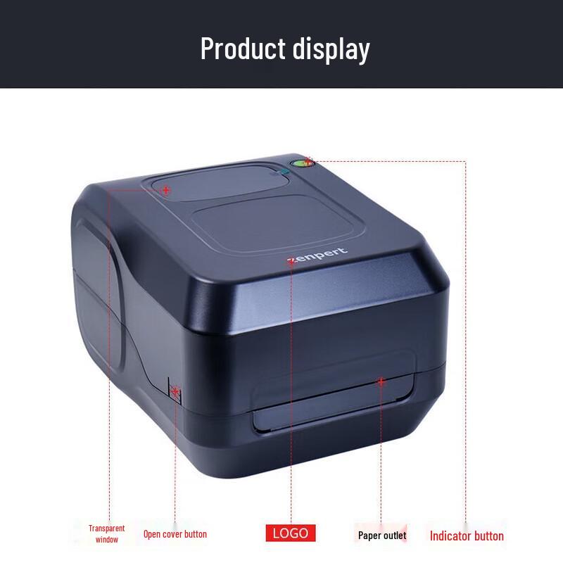 TSC 4T530P Thermal Transfer Label & Barcode Printer CN plug (adapter included)