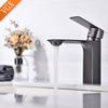 VGX Bathroom Faucets Matte Black Basin Mixer Sink Crane Faucet Gourmet Hot Cold Water Tap Washbasin Brass Single Hole Tapware
