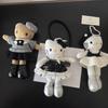 Long Leg KT Plush Doll Keychain Pendant with Dress Up Clothes - Stylish Backpack Accessory