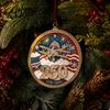 250th Anniversary Commemorative Gift 250 USA Christmas Ornament, United States 1776-2026 Tree Patriotic Decor Keepsake, Acrylic Holiday Hanging