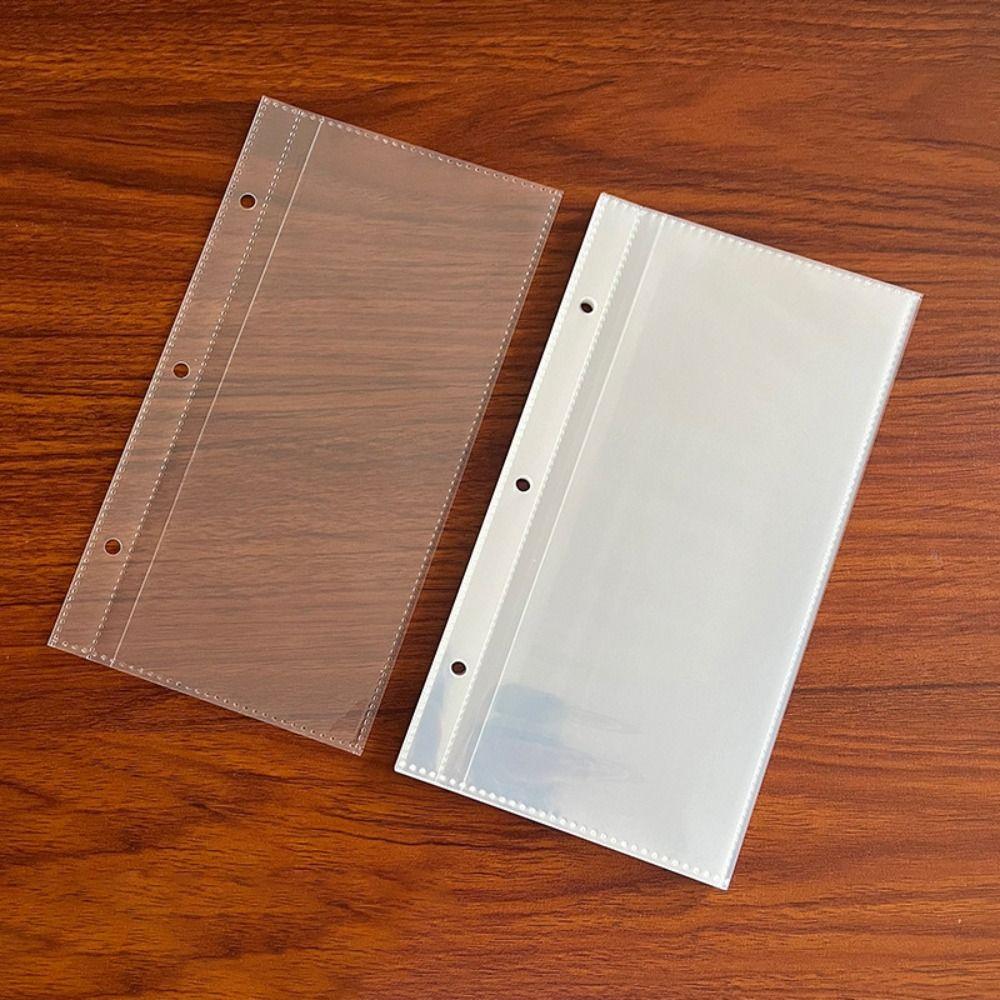 A6 Card Sleeves Transparent Card Page Reusable Binder Insert Card Collection