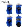 4pcs With Velvet Thick Puppy Socks Anti-slip Footwear Pet Shoes Rain Snow Boots Warm Dog Shoes