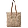 Summer Hollow Out Straw Bag Women Large Capacity Shoulder Bag Handmade Weave Totes Bag Travel Beach Bag